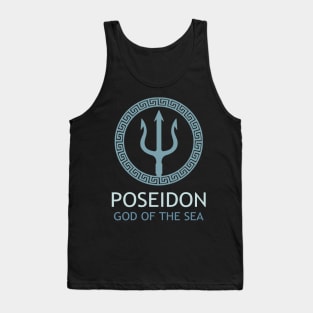 Poseidon Greek God of the Sea Trident Tank Top